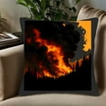 thumbnail image 5 of Set of 2 18x18in Throw Pillow Covers - Vibrant Fiery Explosion Design Perfect for Couch Bed or Car Decor - Eye - Catching Accent, 5 of 8