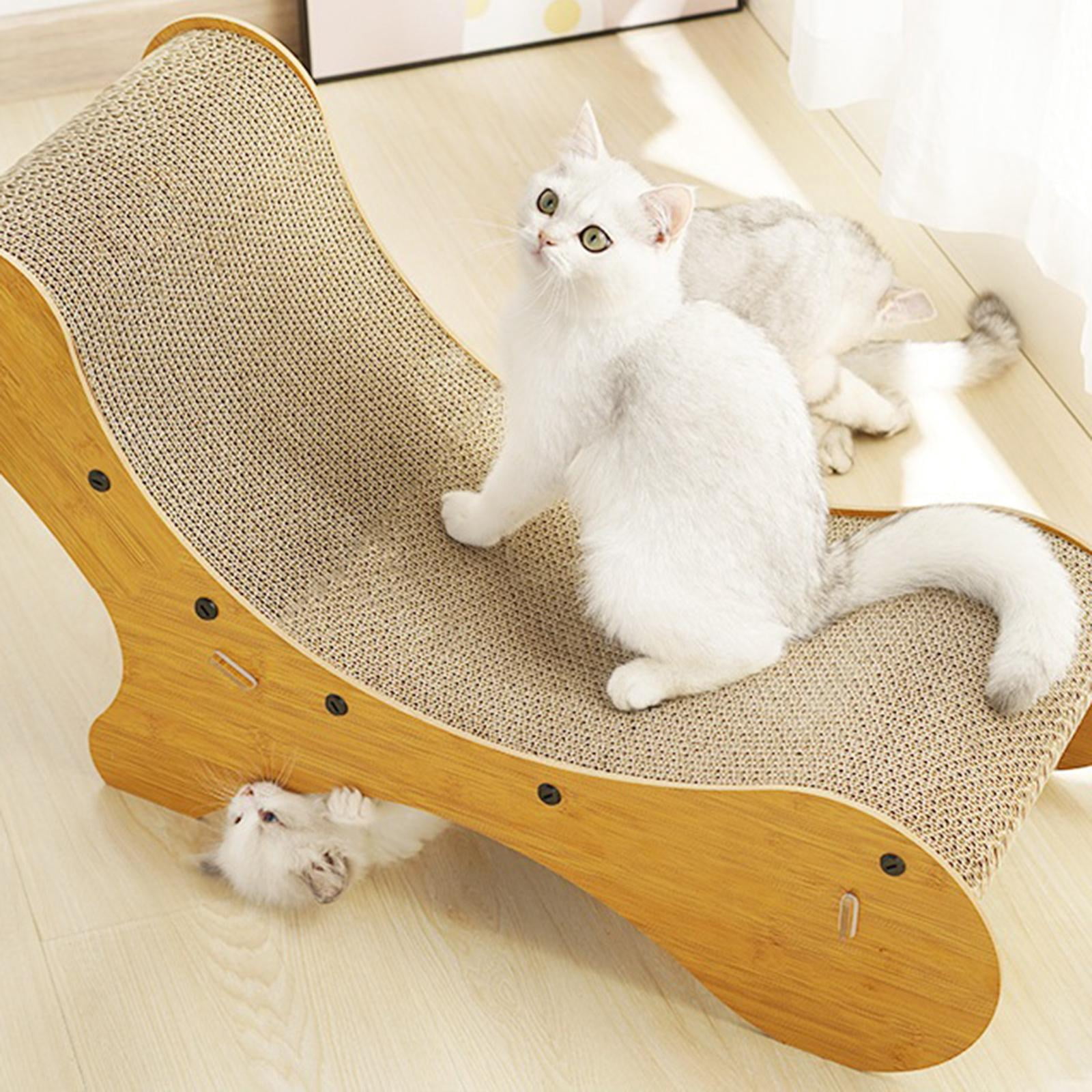 Cat Scratching Lounger Scratching Pad Couch Sleeping Sturdy Bed Nest Cat Scratcher Cardboard Sofa for Indoor Cats Gift Kitten Paws