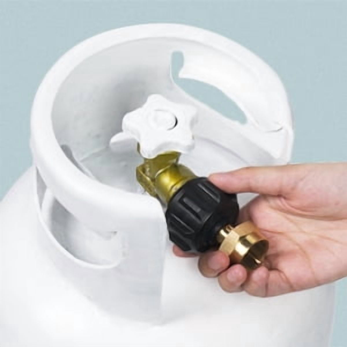 GRILLPRO Propan Tank Adapter – Für 1 Lb Flaschen, Wandelt QCC1 Regler Um