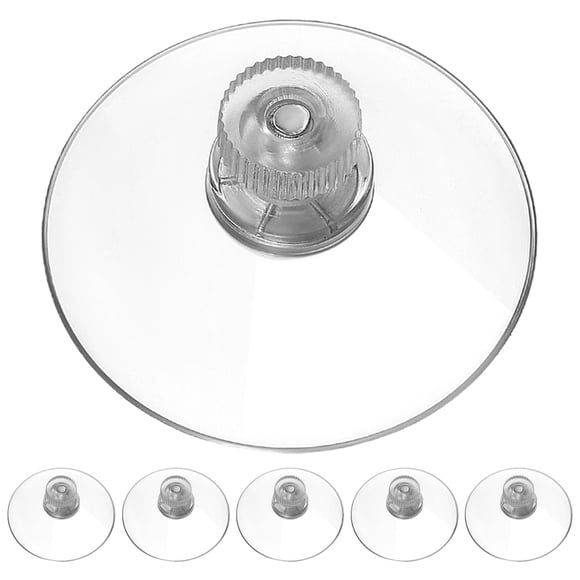 Miangastore 6Pcs Suction Cups Plastic Suction Pads Sucker Holders Anti-Collision Suction Holder with Metal Screw Nut