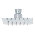thumbnail image 1 of Regadera cuadrada 4", acero inox, sin brazo, cromo, Túbig Foset R-413S, 1 of 3