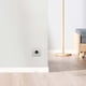 thumbnail image 3 of Placa de cubierta de salida en blanco de acero inoxidable, placas decorativas de pared, cubiertas eléctricas con tornillos para interruptores de salidas no utilizadas, 3 of 5