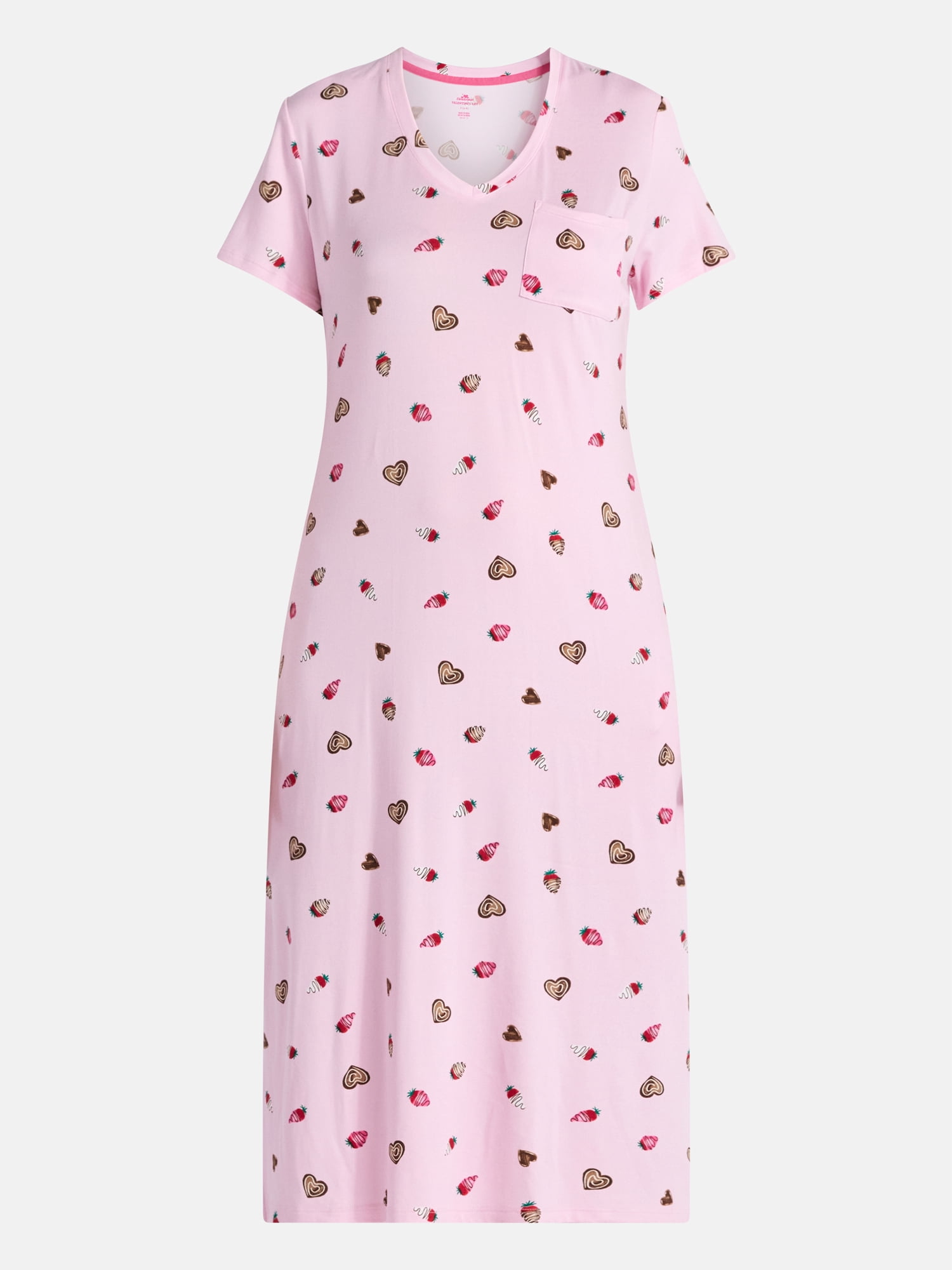 Way to Celebrate Women's Midi Chemise, Sizes S to 3X