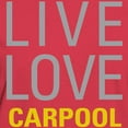 thumbnail image 3 of CafePress - Live Love Carpool T Shirt - Women's Traditional Fit Dark T-Shirt, 3 of 4