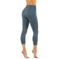 thumbnail image 4 of CodeFit Yoga Dry-Fit Latest Seamless 7/8 Length Leggings with Laser Cut Mesh For Workout or Casual Wear, 4 of 4