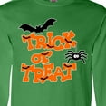 thumbnail image 4 of Inktastic Halloween Trick-or-Treat with Spider and Bats Long Sleeve T-Shirt, 4 of 5