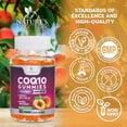 thumbnail image 5 of CoQ10 Gummies - Coenzyme Q10 100mg Per Serving - 3X Strength, High Absorption, Antioxidant Supplements for Heart Health Support & Energy Production, Ultra Coq 10 Vitamins Supplement - 60 Gummies, 5 of 10