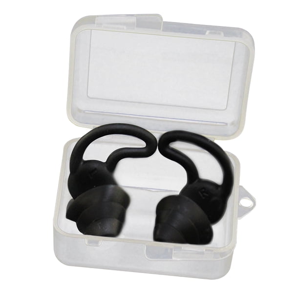 Tapones para los oídos Tapones para los oídos para nadar Tapones para los oídos de silicona suave Im Tomshoo Negro