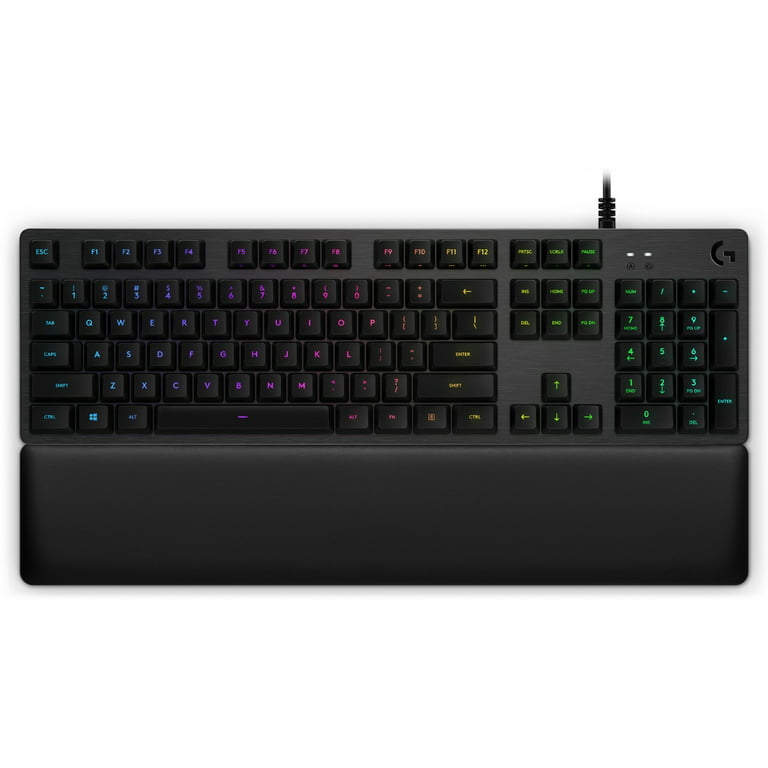 Logitech G513 Lightsync RGB Mechanical Gaming Keyboard with Palmrest,