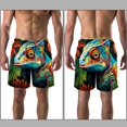 thumbnail image 3 of luoweisi Men's Beach Shorts Quick Dry Swim Trunks with Mesh Lining Chameleon L, 3 of 5
