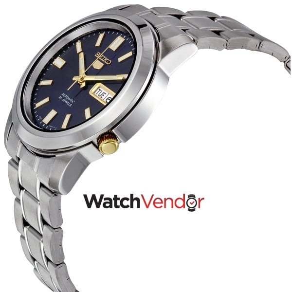 Seiko 5 Automatic Stainless Steel Blue Dial Men's Watch SNKK11