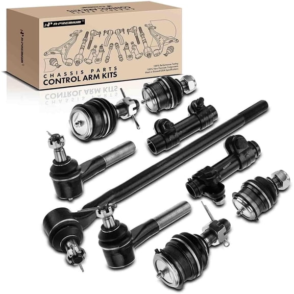 A-Premium Control Arm Kit Replacement for Ford F-150 4WD 1980-1996 Bronco Set of 9