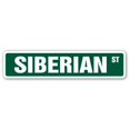 thumbnail image 1 of SignMission SS-SIBERIAN 4 x 18 in. Cat Breed Feline Kitty Kitten Street Sign - Siberian, 1 of 1