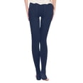 thumbnail image 4 of Ghalytn Women's Fleece Lined Leggings - High Waist Thermal Tights with Foot Straps, Winter Warm Stretch Pants, 4 of 6