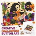 thumbnail image 5 of DIY Handmade Button Art Set, 30cm Halloween Themed Decorative Painting, Creative Craft Kit for Home Holiday Party Display(A), 5 of 9