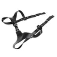 thumbnail image 3 of Adjustable Vintage PU Leather Suspenders for Men Gothic Renaissance Style Harness Straps Accessory Black Free Size (23x15x3 cm), 3 of 9