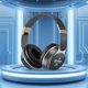 thumbnail image 1 of Teissuly Wireless Bluetooth Earphones Bluetooth 5.0 Head Mounted Retractable Foldable Mobile Music Running Bass Stereo Bluetooth Earphones Teissuly WER202312140345, 1 of 8