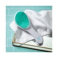 thumbnail image 4 of KISS Colors & Care Easy Grip Detangler Brush, Slip-Proof Ergonomic Handle, Unisex, White, 4 of 9