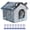 M, variant on Cat Cooling House,with 8 Ice Packs Waterproof Foldable Cave,Dog House Indoor - for Puppy Kitten Sleeping Rest Summer Indoor Outdoor