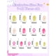 thumbnail image 2 of Press on Nails EBANKU Kids, 78 unidades, flor de cubierta completa con pegamento, 2 of 7