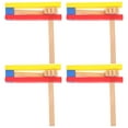 thumbnail image 1 of 4 Pcs Clapet en Bois Manche Long Instrument de Percussion pour Enfants, 1 of 8