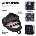 thumbnail image 4 of Disketp Dragon Mochila Estampada de Gran Capacidad con Lonchera y Estuche, Set de 3 Piezas para Estudiantes, 4 of 7