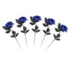 thumbnail image 1 of Flores artificiales para Halloween, accesorios de fotografía, arreglos florales decorativos, bricolaje azul, 1 of 9