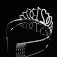 thumbnail image 5 of HONMEET Number Crown Headdress Silver Hair Accessories for Decoration, 5 of 6