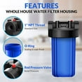 thumbnail image 4 of Envig K3 Large Capacity Whole House Heavy Metal Iron Hydrogen Sulfide Water Filter (1 Filter Cartridges), 10" x 4.5", 50,000 Gallon Capacity, Catalytic Carbon KDF, 4 of 11