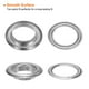 thumbnail image 4 of Kit de 20 ojales con arandelas de 20mm para cortinas, lonas, bolsas de cuero DIY, tono plateado, 4 of 6