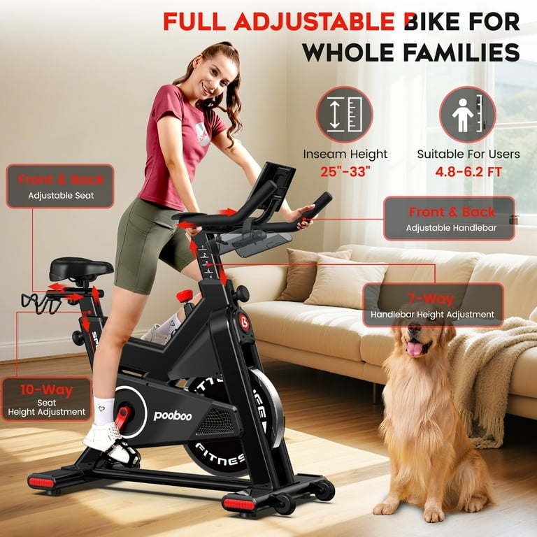 stationary exercise bike commercial