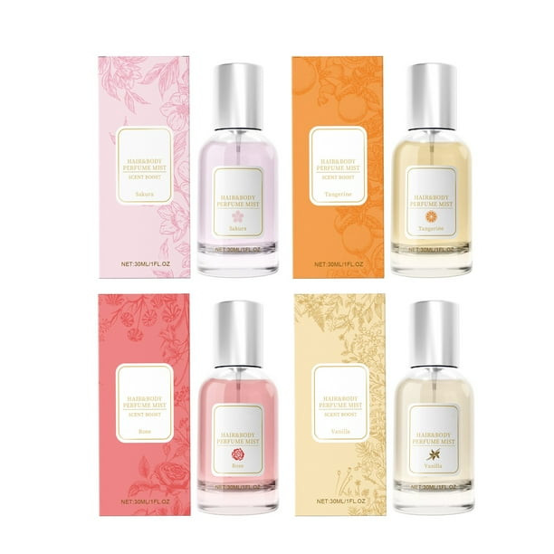 Autorización Set de perfumes en bruma para el cabello y el cuerpo, bruma aromática, spray de perfume, ligero y no graso, fragancia duradera. (30 ml) (Compre 2 y ahorre un 10 %)