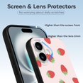 thumbnail image 2 of Compatible with Iphone 16 Case - Cute Soft Funny Strawberry Pink Silicone Case Compatible with Iphone 16 Phone Case for Women Men, 2 of 6