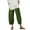 Green, variant on Summer Pants for Women Ladies Business Casual Clothes Large Print Womens Pants Size 14 Long Women Fancy Pocket Linen with Pockets Cute for Clothes Brocade Cute Business Green M