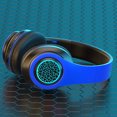 thumbnail image 2 of Pisexur Electronics - Auriculares plegables con subwoofer Bluetooth 5.0 para hombre, con micrófono integrado, llamadas inalámbricas, estéreo, cancelación de ruido, auriculares supraaurales suaves, or, 2 of 2