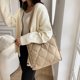 thumbnail image 4 of Bolso acolchado de algodón para mujer, bolso cuadrado de gran capacidad (caqui) Tmvgtek Para estrenar, 4 of 9