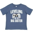 thumbnail image 3 of Inktastic Leveling Up to Big Sister Girls Baby T-Shirt, 3 of 5