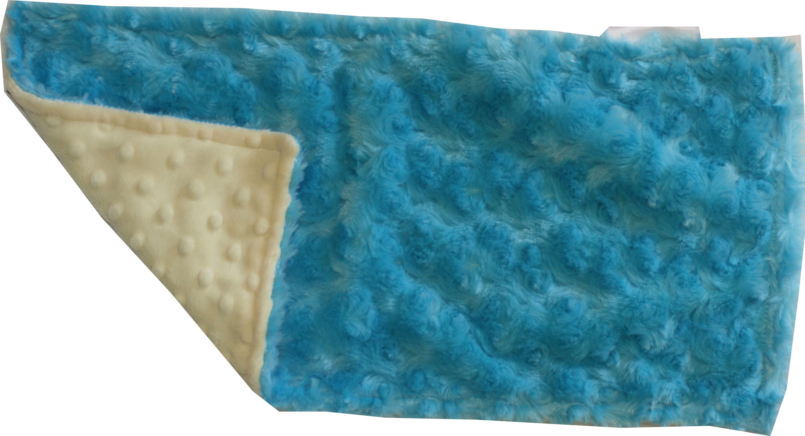 Lil Cub Hub  Burp Cloth - Yellow Dot with Turquoise Rosebud Swirl