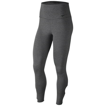 Nike Womens Yoga Dri Fit Cutout Leggings Iron Grey Medium