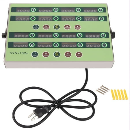 

Miumaeov 16-Channel Digital Countdown Commercial Timer Calculagraph Alarm Kitchen Timer