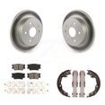 thumbnail image 1 of Transit Auto Rear Disc Coated Rotors Semi-Metallic Pads and Parking Brake Shoes Kit for Car Toyota Camry KGS-102995, 1 of 11