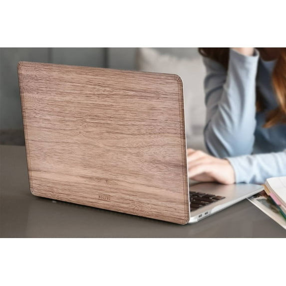 KSK KAISHEK Hard Case Cover Only for 2019 2018 2017 2016 Rel. Newest MacBook Pro 15 inchs with Touch Bar Model: A1707/A1990 Wood grain 29