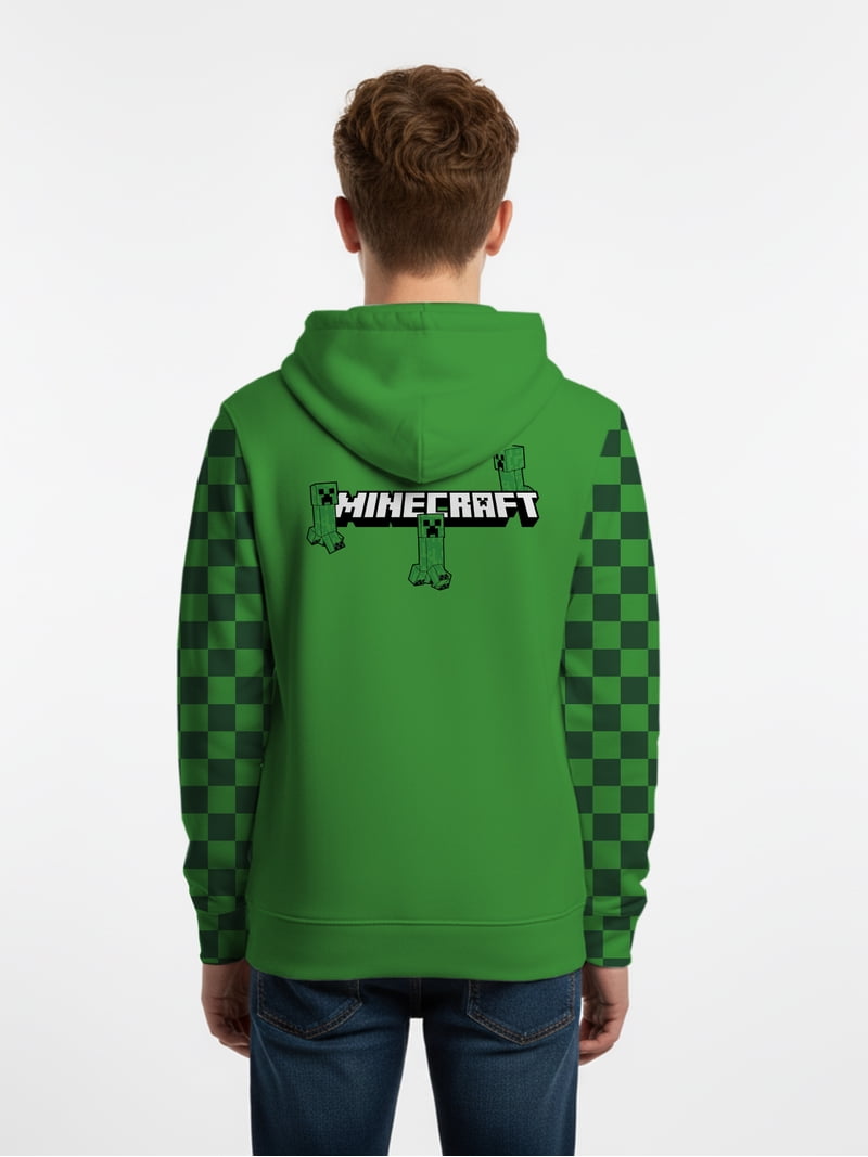 Boys, Licensed Cosplay Hoodie, Minecraft, Sizes XS-XXL - Walmart.com
