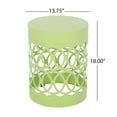 thumbnail image 3 of Holt Metal Outdoor Side Table, Green, 3 of 6