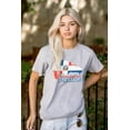 thumbnail image 3 of Dominican Pride Parade Country Flag Plus Size Crewneck Graphic Tee Shirt Brisco Brands 3X, 3 of 5