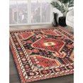 thumbnail image 2 of Ahgly Company Indoor Rectangle Traditional Saffron Red Medallion Area Rugs, 2' x 3', 2 of 6