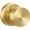 Gold, variant on Klamerit Privacy Matte Black Door Knobs Heavy Duty Zinc Alloy Round Interior Door Knobs with Lock,for Bathroom & Bedroom