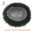 thumbnail image 2 of LYRICAL HAIR Thin Skin Toupee for Men Brazilian Human Hair Replacement Systems 0.06MM Skin PU Mens Hair Units Curly Wavy Male Hair Prosthesis, 2 of 7