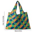 thumbnail image 3 of Tupukom Womens Bags Shopping Bags Reusable Lightweight Folding Gift Tote Bags Durable Grocery Bags Home Essentials Grocery Tote Bag,Oxford cloth,C, 3 of 3