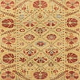 thumbnail image 1 of Ahgly Company Indoor Square Abstract Orange Abstract Area Rugs, 7' Square, 1 of 6